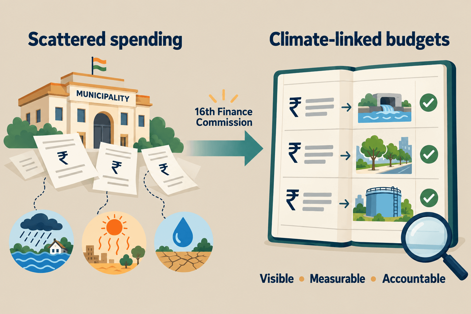 India Needs Local Climate Budgets- What the 16th Finance Commission Can Enable India Needs Local Climate Budgets- What the 16th Finance Commission Can Enable