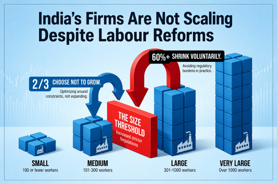 India’s Firms Are Not Scaling Despite Labour Reforms India’s Firms Are Not Scaling Despite Labour Reforms