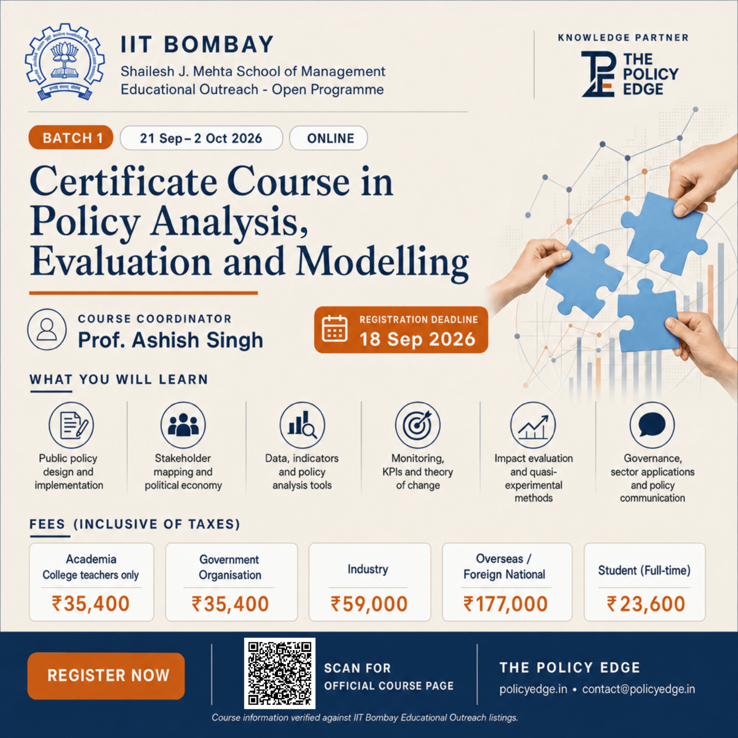 TPE x IITB - Course in Policy Analysis