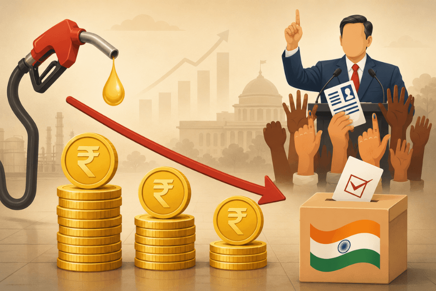 Why Fuel Tax Cuts Before Elections Matter for India's Fiscal Credibility Why Fuel Tax Cuts Before Elections Matter for India's Fiscal Credibility